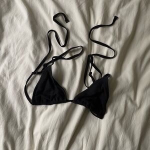 Zulu & Zephyr Black Triangle Bikini Top